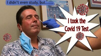 Watch me get a Covid-19 test. Spoiler alert…I passed!