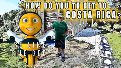 How do you get to Costa Rica? Be like the Bee and work hard!