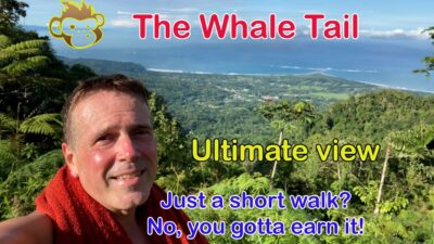 The Ultimate view of the Whale Tail in Uvita- An easy walk, no you’ll have to earn it
