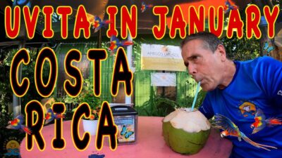 Walking tour of Uvita by Bike January 2024- Tourist season 2024!