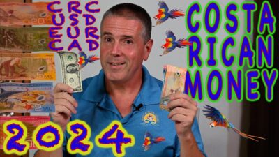 💲💲Money in Costa Rica 2024, 💴 💵 💷 The Colon, what is each bill worth vs USD EUR & CAD?💰 💶 🏧 💲💰